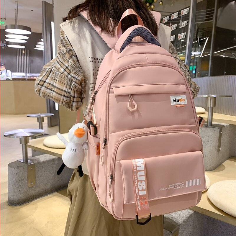 Sieviešu mugursoma datoram, paplašināms dizains, neilona materiāls, 20–35 L ietilpība, der 14 collu klēpjdatoram