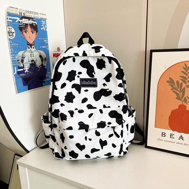 Neilona mugursoma ar leoparda rakstu, ultra viegla, ar gaisa spilveniem plecu siksnās, poliestera oderes iekšpuse