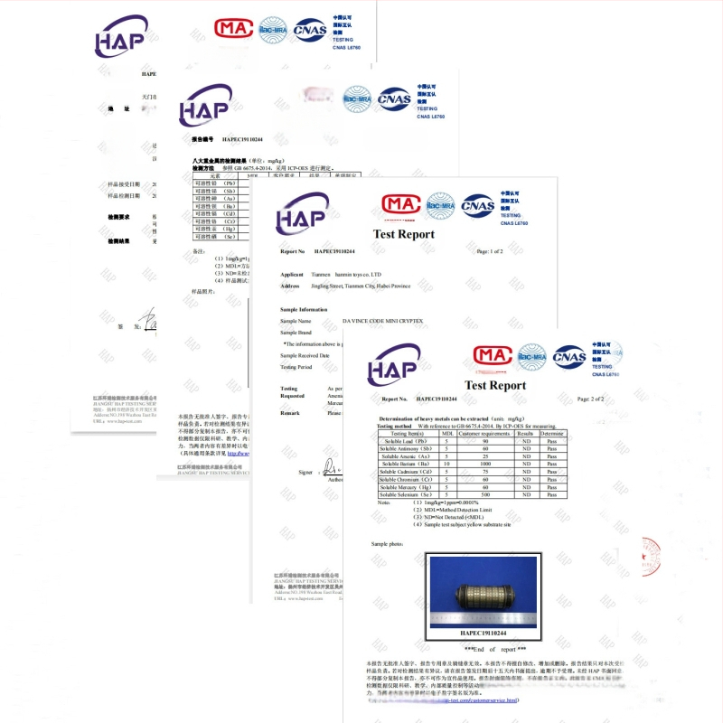 Цилиндър за заключване със шифър – Да Винчи вдъхновен сплавен геометричен дизайн; марка Yueran family; за домашна употреба