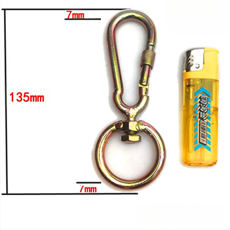 Сигурен пръстен за ключове, кръгъл стил, никелов материал