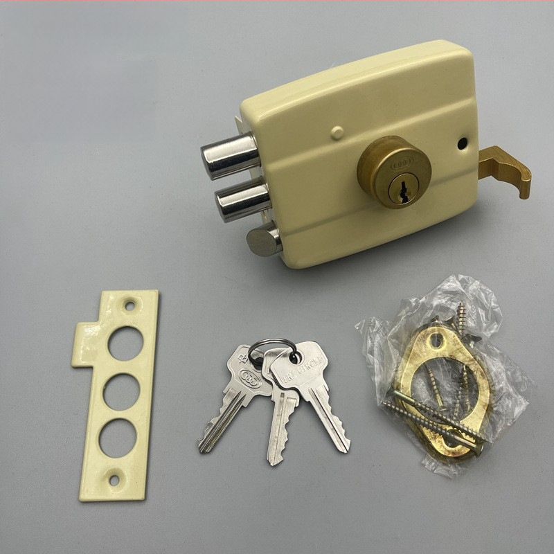 Mingda 117 brava s tri jezika za vanjska vrata – jezgreni mehanizam, moderni minimalistički stil