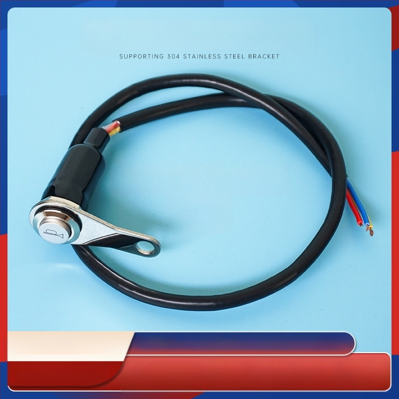 A1816mm metalni prekidač klaksona, gumb, 12V–24V s LED, IP67 vodootporno, za automobile, električna vozila i motocikle