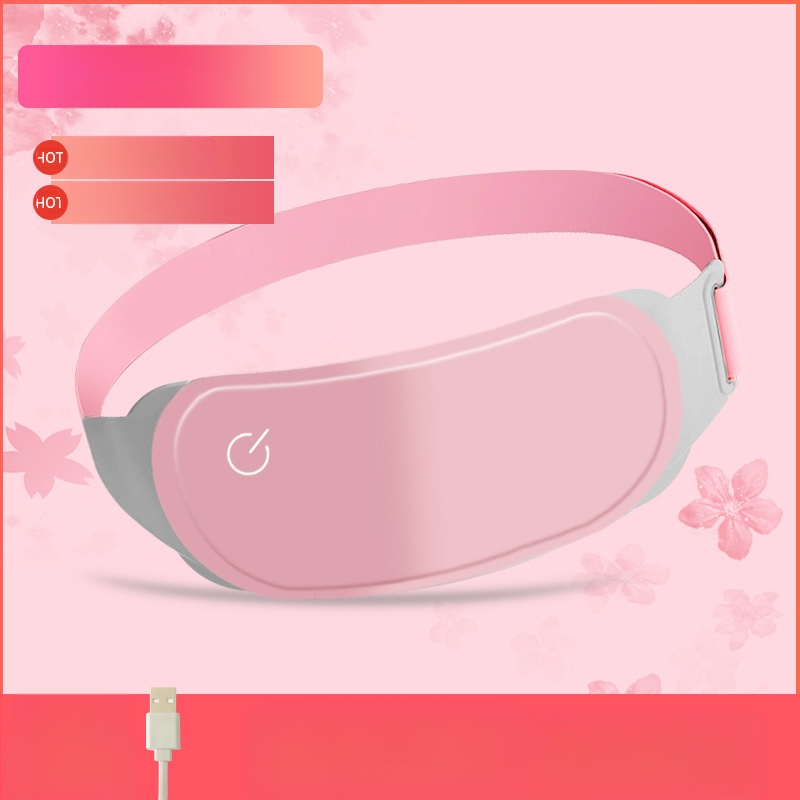 Pojas za grijanje struka s vibracijskom masažom i magnetskom terapijom, USB napajanje, 3 razine, temperaturni raspon 45–60°C