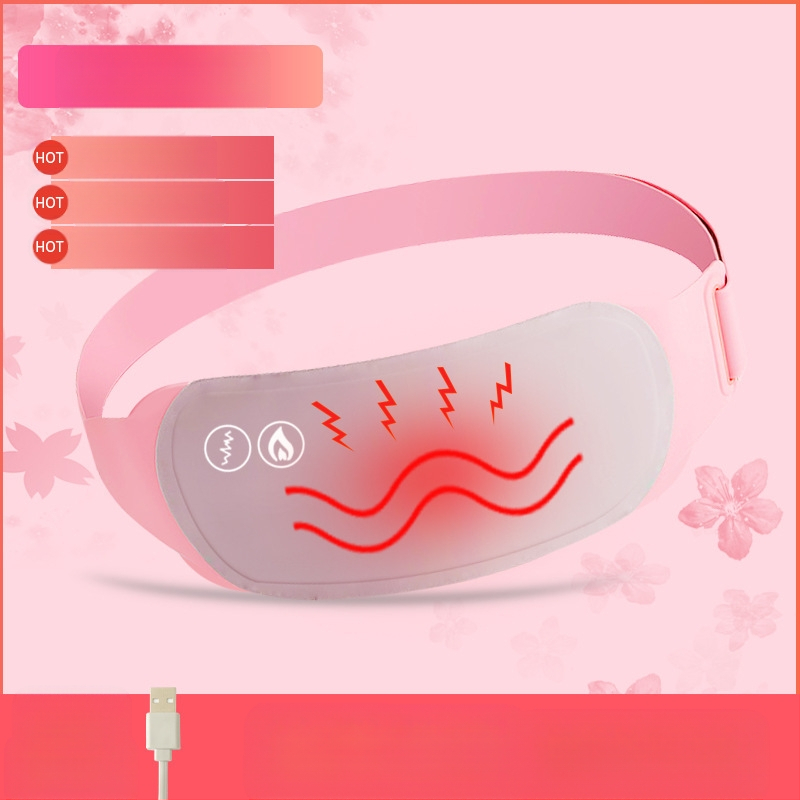 Pojas za grijanje struka s vibracijskom masažom i magnetskom terapijom, USB napajanje, 3 razine, temperaturni raspon 45–60°C