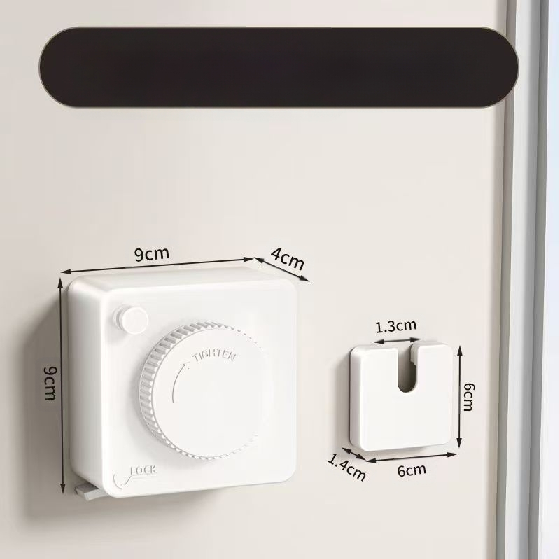 Balkona žāvēšanas aukla ar teleskopisku uzstādīšanu bez urbumiem — 304 nerūsējošā tērauda troses, ABS + alumīnija pamats