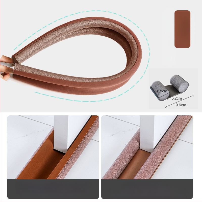 Уплътнител за дъното на врата – Yueduo, тип уплътнение за фуги на врати, за врати, висока температура, износоустойчивост, устойчивост на стареене и корозия