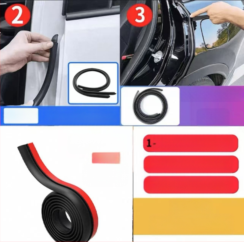 Automobiļa blīvgumija B-staba vietai, gumas materiāls, pret vēju un putekļiem, trokšņa izolācija, vispārēja saderība