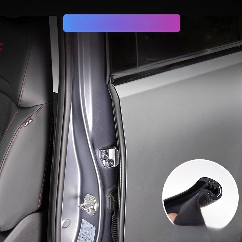 Automobiļa blīvgumija B-staba vietai, gumas materiāls, pret vēju un putekļiem, trokšņa izolācija, vispārēja saderība