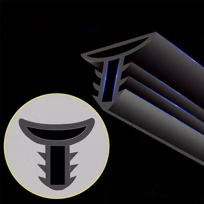 Automobiļa blīvgumija B-staba vietai, gumas materiāls, pret vēju un putekļiem, trokšņa izolācija, vispārēja saderība