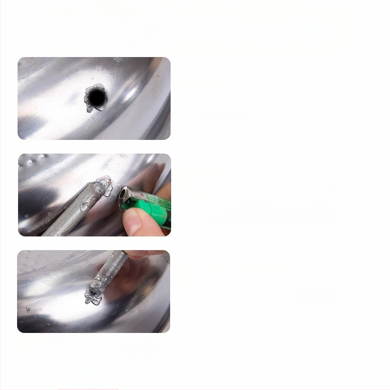 Mājas lietošanai paredzēta metināšanas elektrods – zemas temperatūras, piemērots nerūsējošajam tēraudam, varš, dzelzs un plastmasas caurulēm, ūdens tvertnei