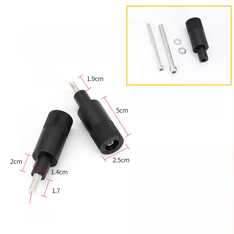 Πλαίσιο τοποθέτησης φανού μοτοσικλέτας με επεκτεινόμενη στήριξη, κλιπ σωλήνα και κραταστή φανού για τον μπροστινό φέρινγκ