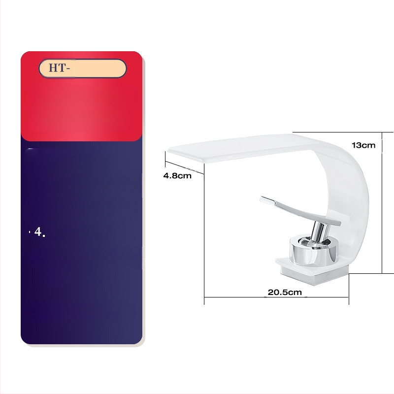 Baterie de lavoar din cupru, montaj pe blat, amestec cald/rece, cartuș ceramic, 0–80 °C, diametru 35 mm