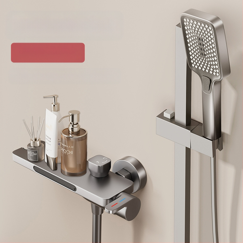 Βρύση μπανιέρας (Εγκατάσταση στον τοίχο; Μικτή βρύση; Κεραμικός πυρήνας βαλβίνας; Μέρος από χαλκό; Μοντέλο HSQ176)