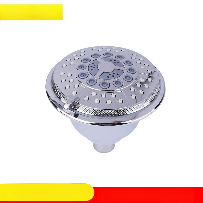 Ντουζ κεφαλή με εξοικονόμηση νερού, κορυφαίο ψεκασμό, ABS, στρογγυλό σχήμα, SW-3037, χρωμυωμένο