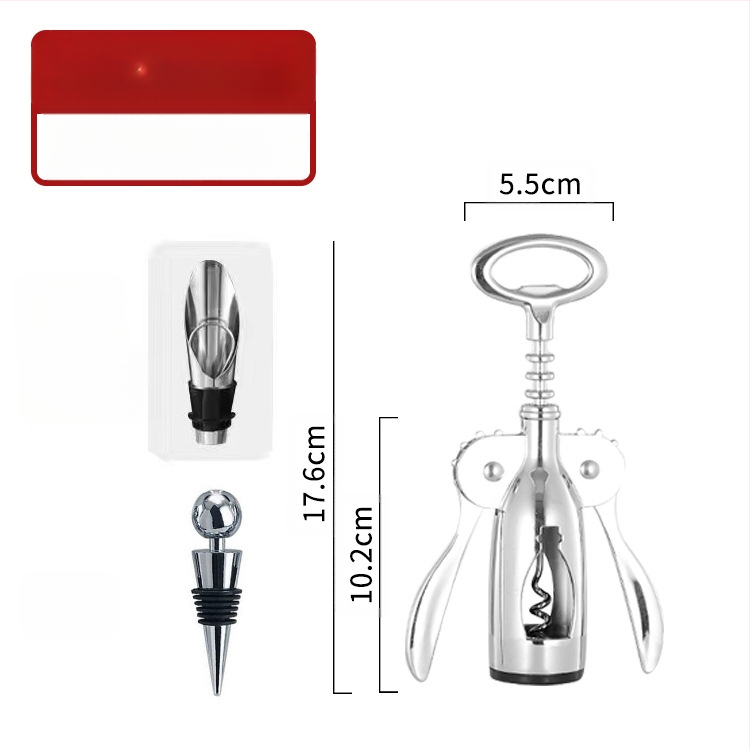 Üvegnyitó cink ötvözetből és rozsdamentes acélból, többfunkciós, modern minimális kialakítás, 2019-es kiadás