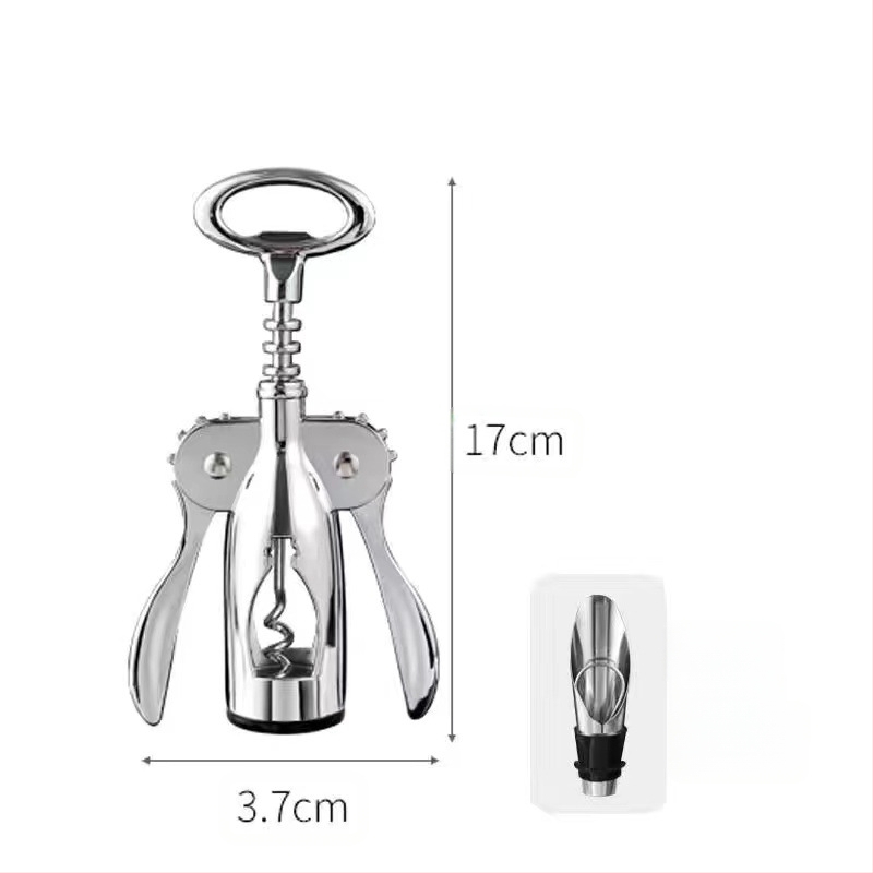 Üvegnyitó cink ötvözetből és rozsdamentes acélból, többfunkciós, modern minimális kialakítás, 2019-es kiadás