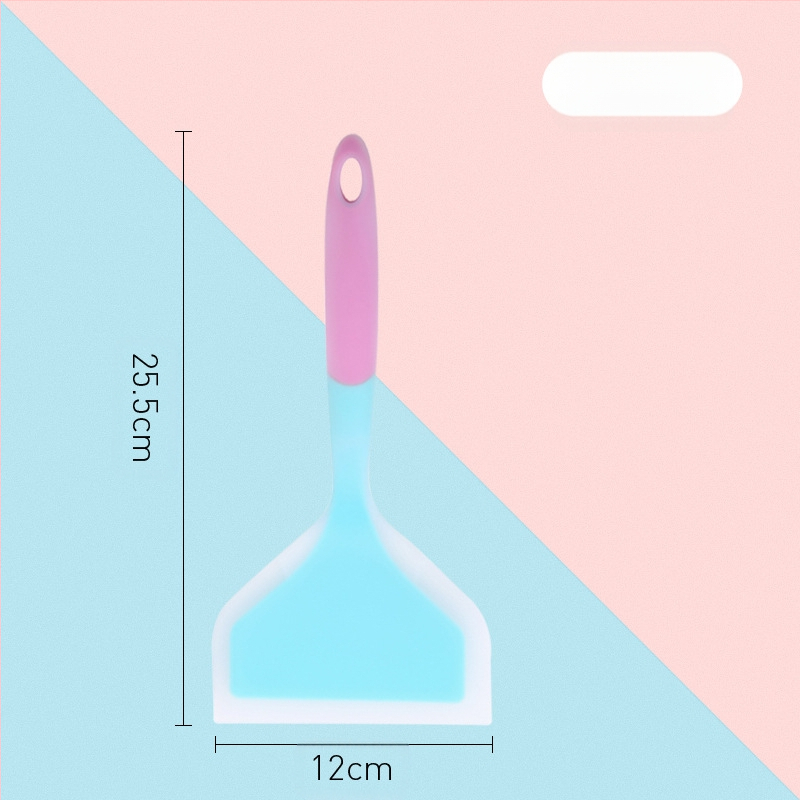 Leban spatulă de bucătărie din silicon — silicon alimentar, rezistent la temperaturi înalte, antiaderentă, anti-alunecare, protecție împotriva arsurilor