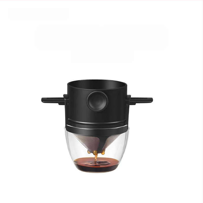 SIMELO pour-over kafijas filtrs no nerūsējošā tērauda 304, saliekams, mājas lietošanai