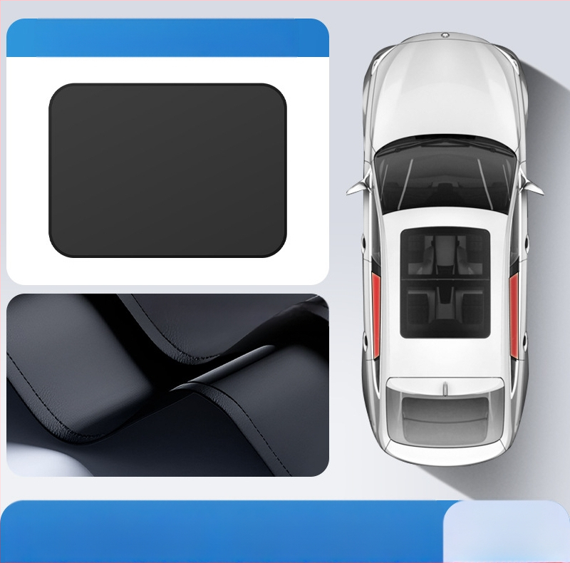 Κουρτίνα πίσω πλευρικού παραθύρου αυτοκινήτου με ράγα σκίασης, αδιαφανές πολυεστέρας, καθολική εφαρμογή, κρεμαστή εγκατάσταση