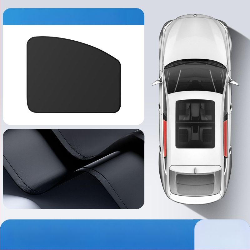 Κουρτίνα πίσω πλευρικού παραθύρου αυτοκινήτου με ράγα σκίασης, αδιαφανές πολυεστέρας, καθολική εφαρμογή, κρεμαστή εγκατάσταση