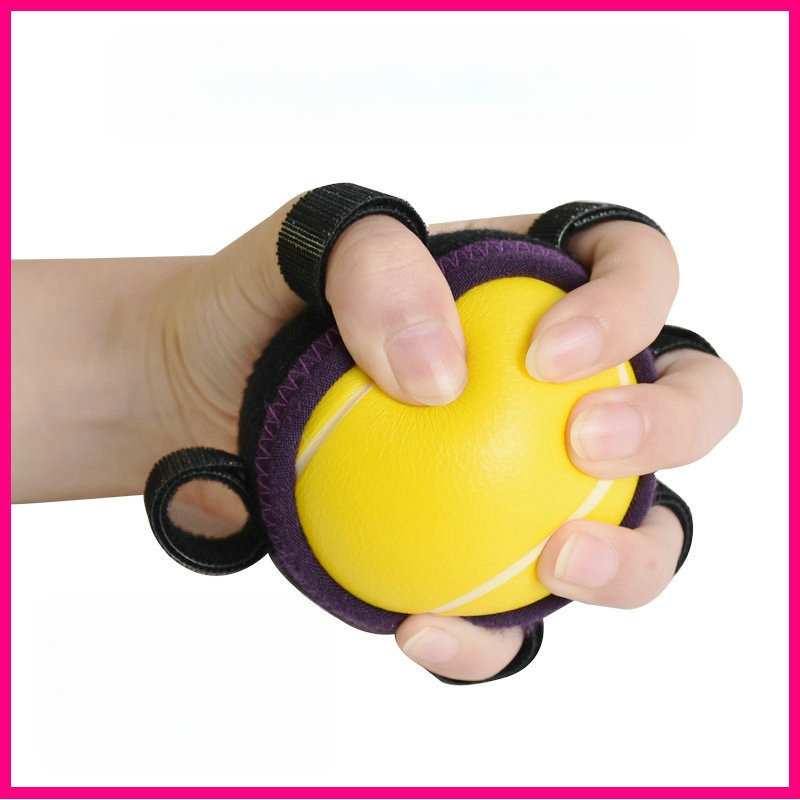 Μπαλάκι λαβής δακτύλων για ευλυγισία και αποκατάσταση, εξάρτημα εκγύμνασης χεριών με ελαστικό PU, αντίσταση 20 lb, κατάλληλο για ηλικιωμένους και παιδιά
