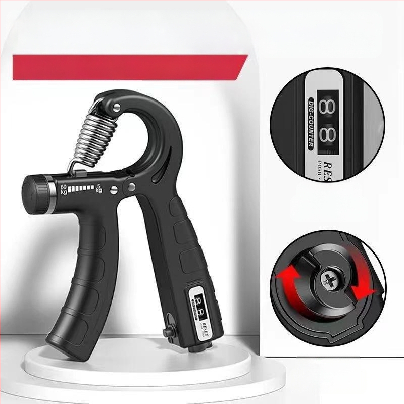 Uređaj za stisak – za jačanje snage prstiju i zapešća, s oprugom otpora, PP kućište, Tip R