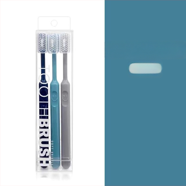 GOGOMGL Pieaugušo zobu birstu komplekts – Mīkstās šķiedras, 10 gab., Manuālā zobu birste