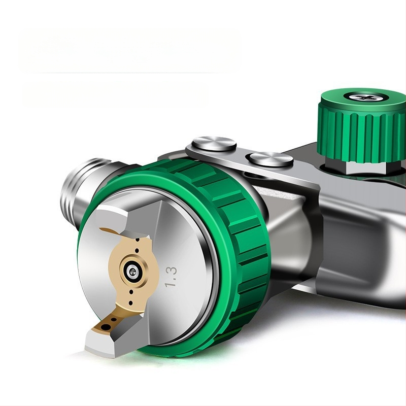 Пневматичен спрей пистолет, ниско налягане, хромирана, горна чашка, за боядисване на автомобили