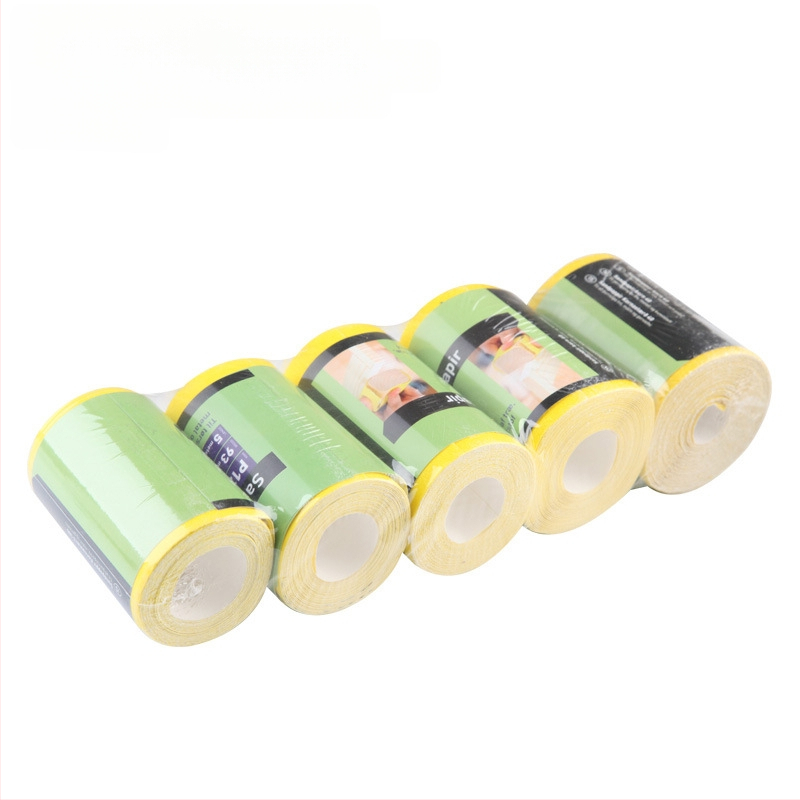 Pingrong ρολό γυαλόχαρτο με φλοκωμένη βάση και βελούδινο οπίσθιο μέρος — κατάλληλο για ξύλο, πλαστικά, ηλεκτρονικά, εξαρτήματα, ανοξείδωτο ατσάλι και ειδικά μέταλλα; χωρίς παραμετροποίηση