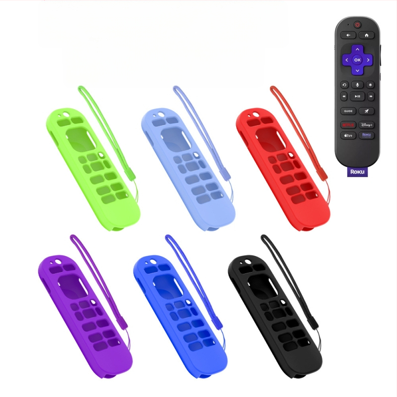 Silikonska maska za daljinsko TCL Roku Voice Remote Pro 2. edicija (RCB1R) – sveobuhvatna zaštita, otporna na padove