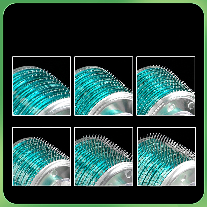 Emmawife μικροβελόνες ρολλέρ προσώπου – μη αποστειρωμένη συσκευή για ανάπλαση προσώπου και ανάπτυξη μαλλιών, αναβαθμισμένος υλικό χαμηλής διαπερατότητας, σκληρότητα μέτρια-σκληρή, έγκριση Susu equipment № 20200094.