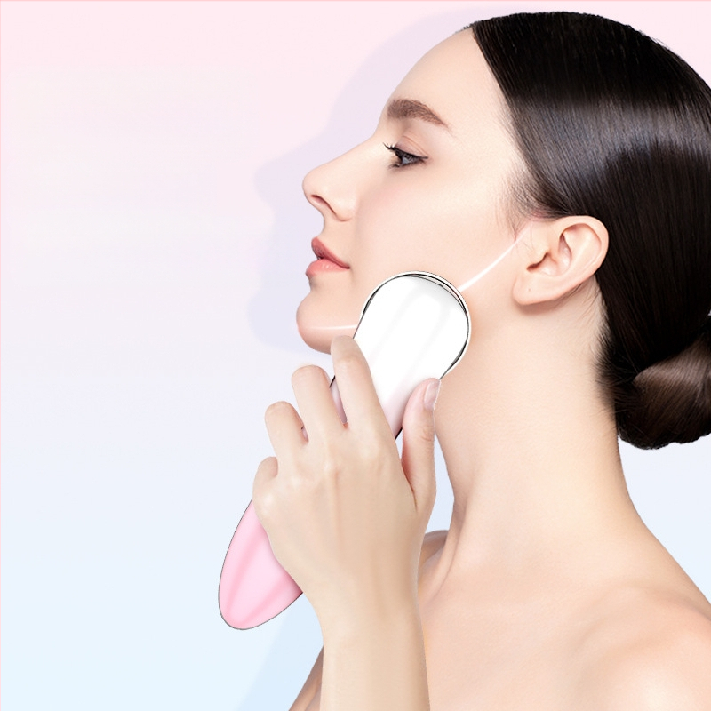 Mājas lietošanas sejas masāžas ierīce ar krāsu gaismas terapiju – ādas kopšana un atjaunošana, pārnēsājama, iekšējā 300–500 mAh baterija