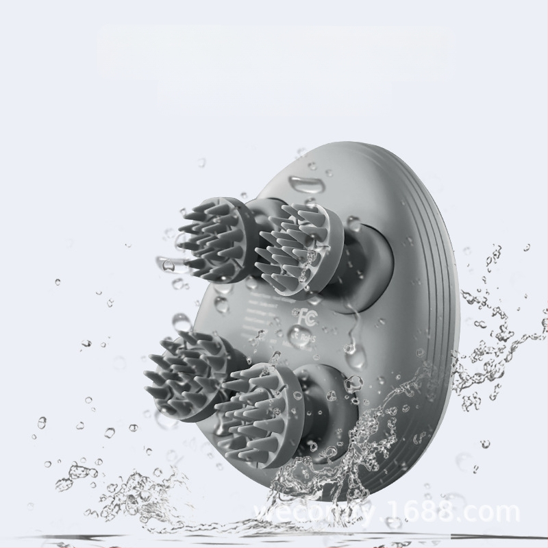 Uređaj za masažu ramena, vrata i vlasišta s vodootpornom glavom, USB napajanje, model sCalp mini-T, tehnike masaže: masaža, akupresura, gniječenje