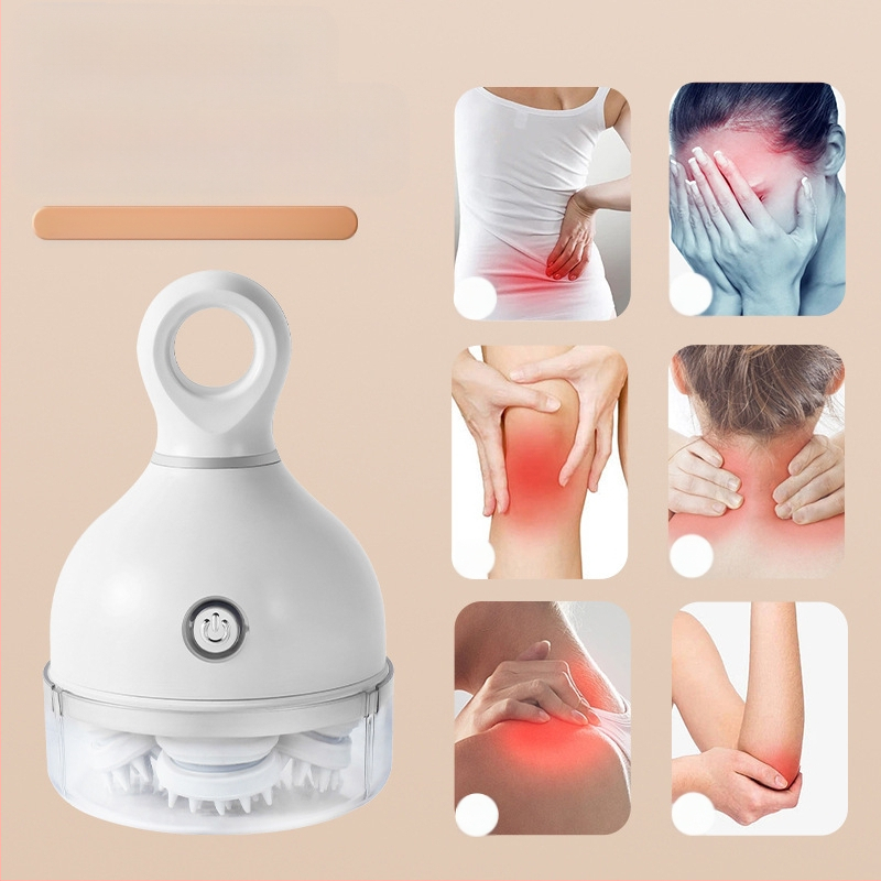 Masazer za glavu s kandžom – masaža tipa hnetenja, punjiva baterija, upravljanje gumbom – Medhalley K103