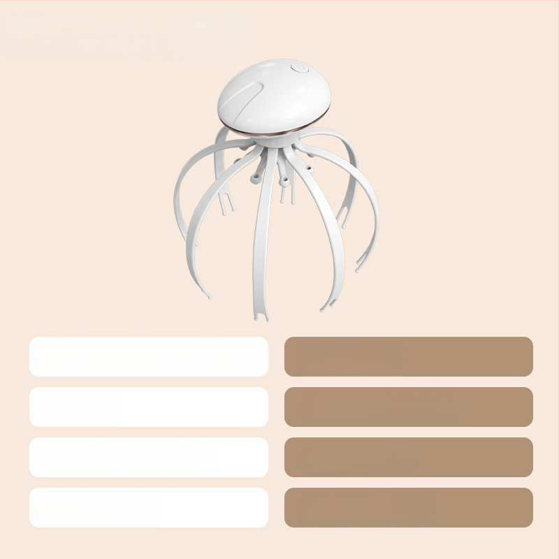 Masazer za glavu s kandžom – masaža tipa hnetenja, punjiva baterija, upravljanje gumbom – Medhalley K103