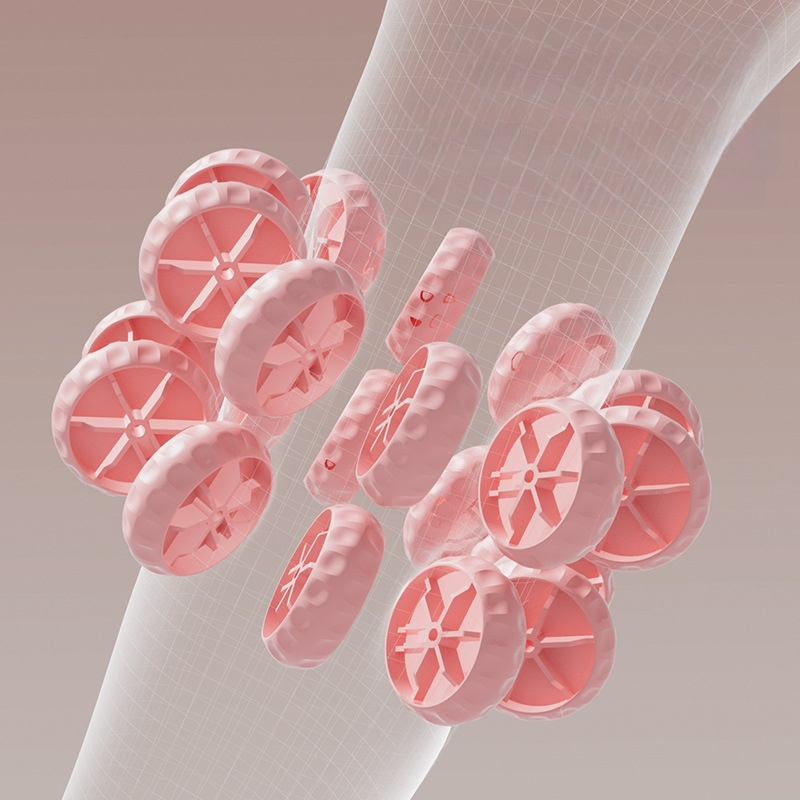 Prijenosni masažni valjak za noge – prilagodljiv, 700 g, pogodan za fitness i masažu tijela