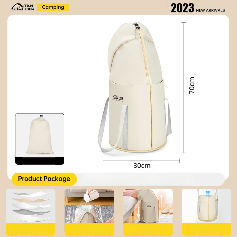 Πτυσσόμενος κάδος μπάνιου ποδιών, από νάιλον ύφασμα, πτυσσόμενος σχεδιασμός, μάρκα Discovery, για ενήλικες