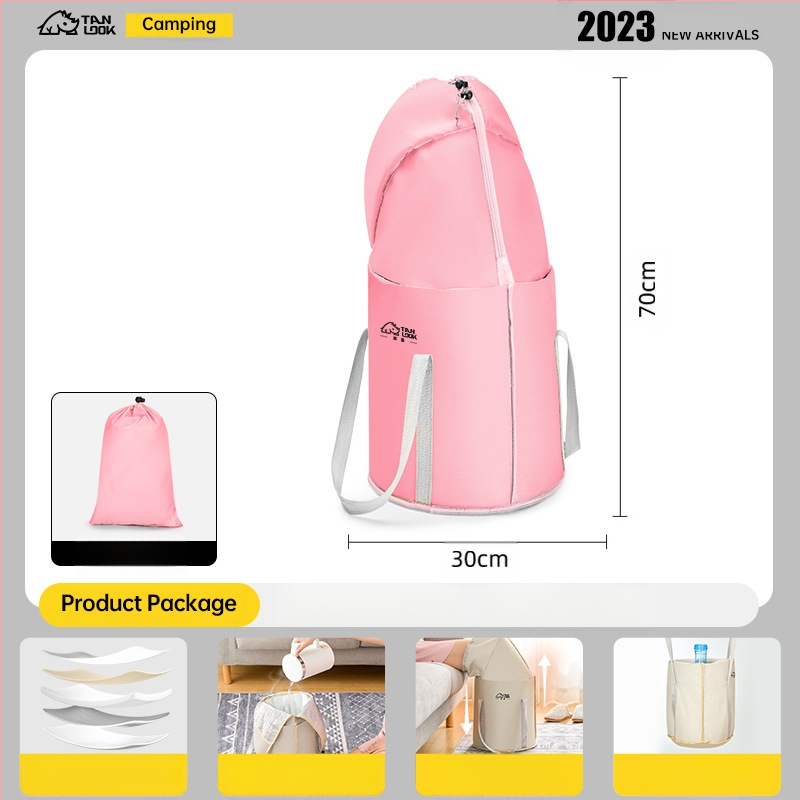 Πτυσσόμενος κάδος μπάνιου ποδιών, από νάιλον ύφασμα, πτυσσόμενος σχεδιασμός, μάρκα Discovery, για ενήλικες