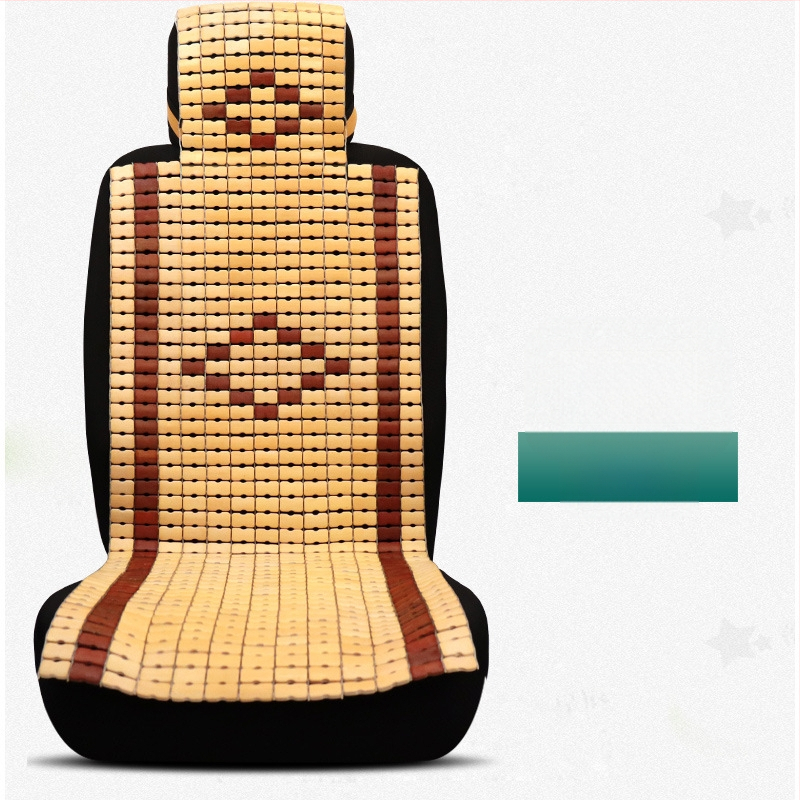 Chladić jastučić za auto, ručno pleten od bambusovih pločica, za prednja sjedala, monolitni dizajn