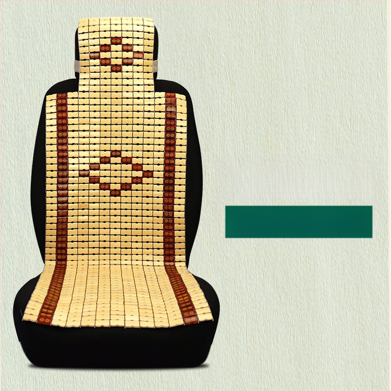 Chladić jastučić za auto, ručno pleten od bambusovih pločica, za prednja sjedala, monolitni dizajn