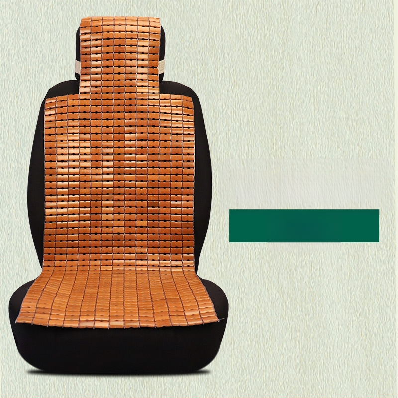 Chladić jastučić za auto, ručno pleten od bambusovih pločica, za prednja sjedala, monolitni dizajn