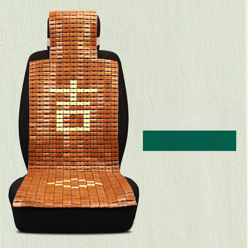 Chladić jastučić za auto, ručno pleten od bambusovih pločica, za prednja sjedala, monolitni dizajn