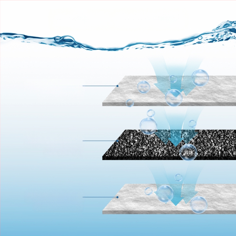 Bezvadu kaķu ūdens dozatora filtrs ar vairākiem filtriem ūdens attīrīšanai; materiāls: neaudums