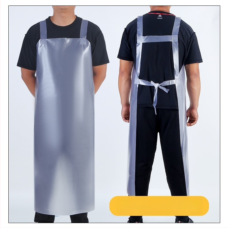 Ποδιά χωρίς μανίκια από PVC, αδιάβροχη για κουζίνα και βιομηχανία τροφίμων