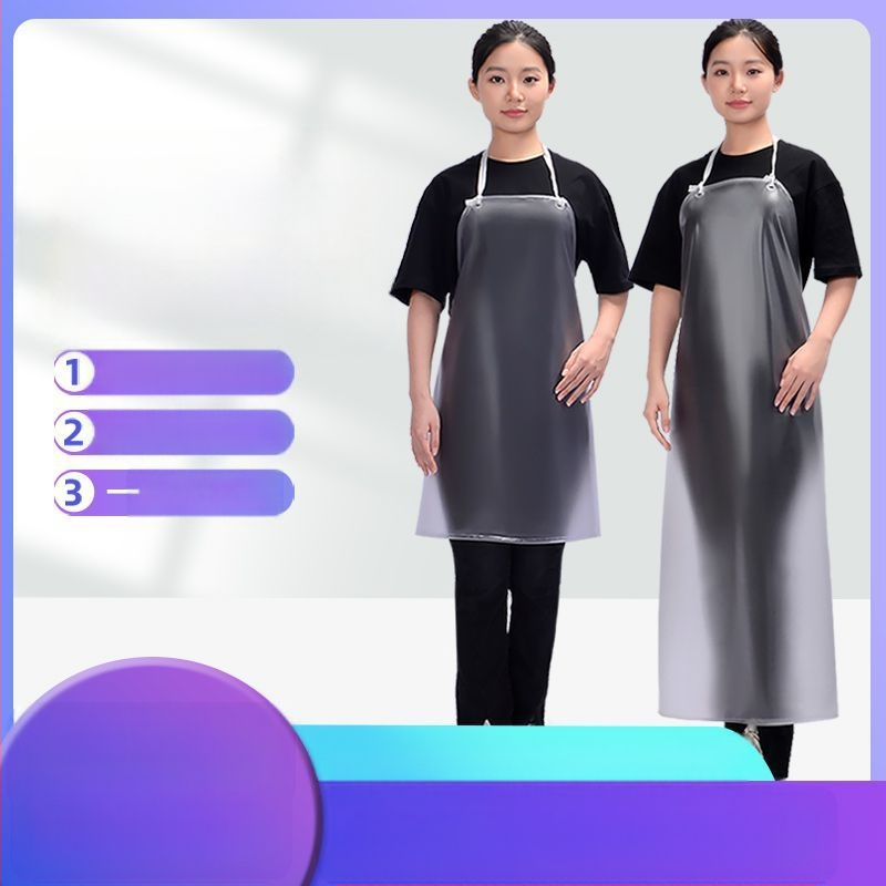 Ποδιά χωρίς μανίκια από PVC, αδιάβροχη για κουζίνα και βιομηχανία τροφίμων