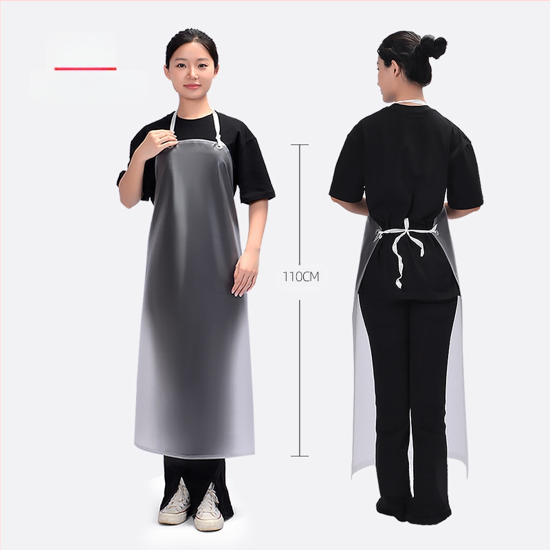 Ποδιά χωρίς μανίκια από PVC, αδιάβροχη για κουζίνα και βιομηχανία τροφίμων