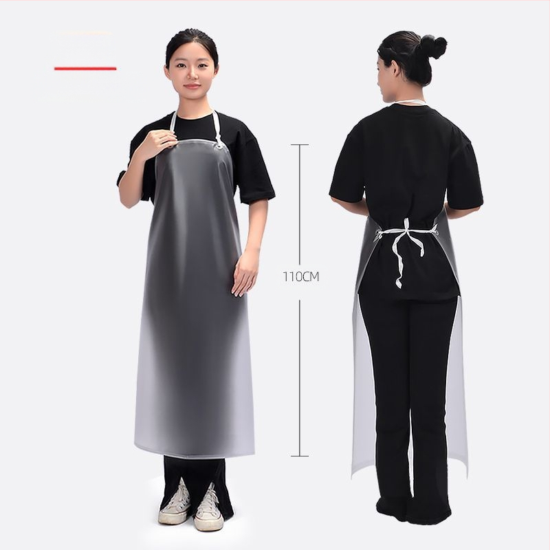 Ποδιά χωρίς μανίκια από PVC, αδιάβροχη για κουζίνα και βιομηχανία τροφίμων