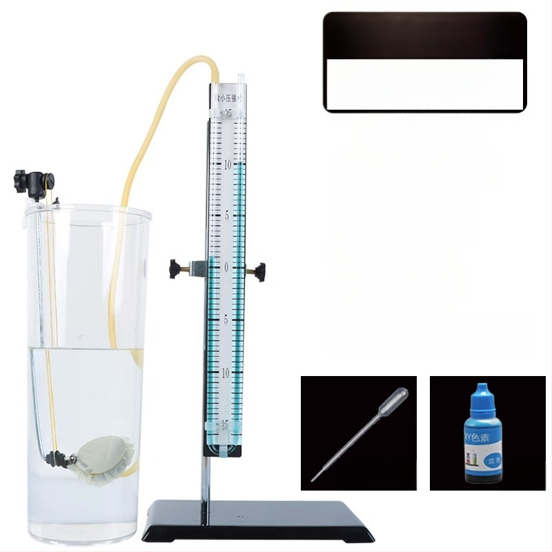 Учебни помагала: комплект за експеримент по вътрешното налягане на течности, прозрачен съд, за физика в средното училище, използване на закрито, метал-пластика