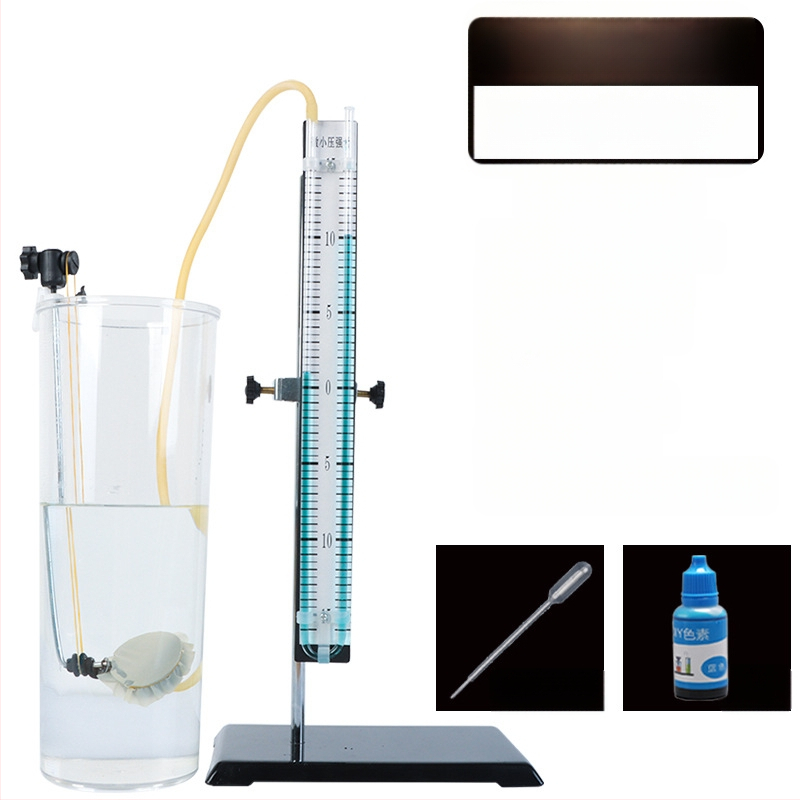 Учебни помагала: комплект за експеримент по вътрешното налягане на течности, прозрачен съд, за физика в средното училище, използване на закрито, метал-пластика