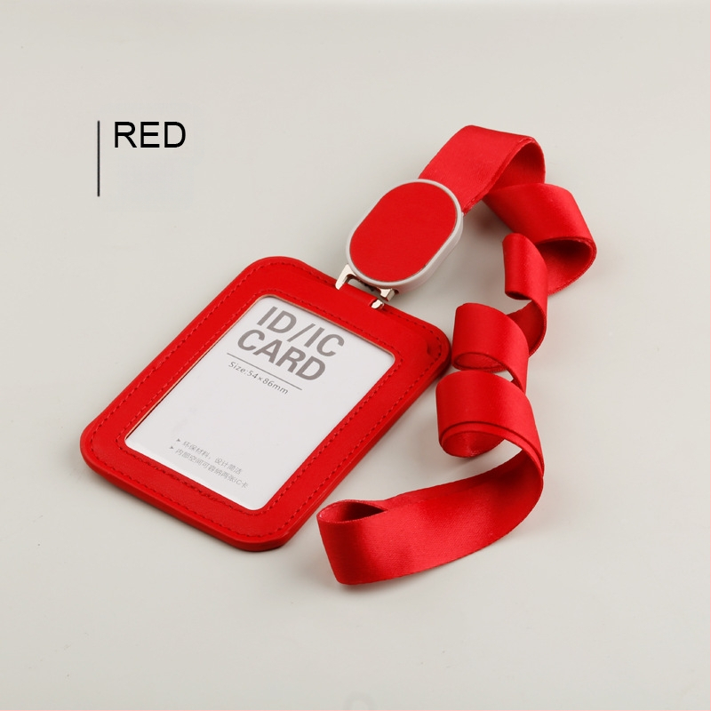 Ādas kartes turētājs darba identifikācijas kartei, mūsdienīgā minimālisma stilā